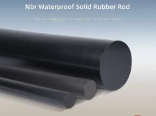 High Elasticity NBR Rubber Rod Solid Cylinder Oil Resistant Wearproof Vulcanized Hard Rubber Roller by IKSONIC CO., LTD. China factory manufacturer supplier