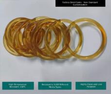 High Purity FFKM Perfluoroelastomer O Ring Seal for Semiconductor Electronics Low Pollution Corrosion Resistant by IKSONIC CO., LTD. China factory manufacturer supplier