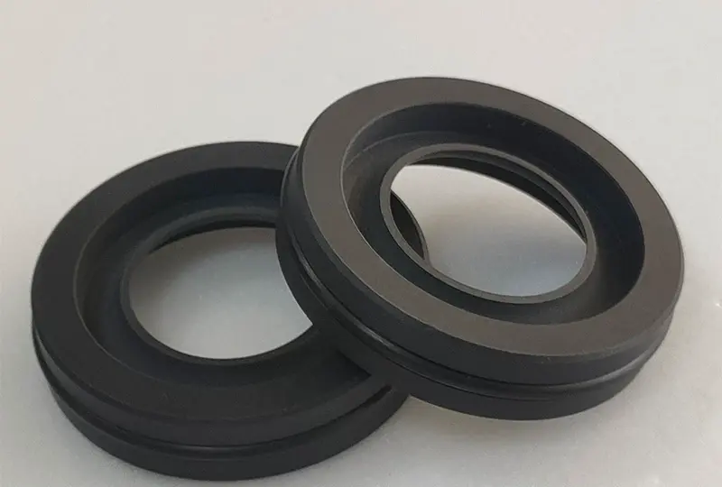 High Speed Rotary Seal PTFE Double Lip BCP05 Rotary Oil Seal BTX2 PTFE Spring Energized Seal by IKSONIC CO., LTD. China factory manufacturer supplier