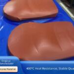 High Temperature 400°C Silicone Conveyor Belt Heat Resistant Solid Silicone Rubber Imported Anti-Tear Material by IKSONIC CO., LTD. China factory manufacturer supplier