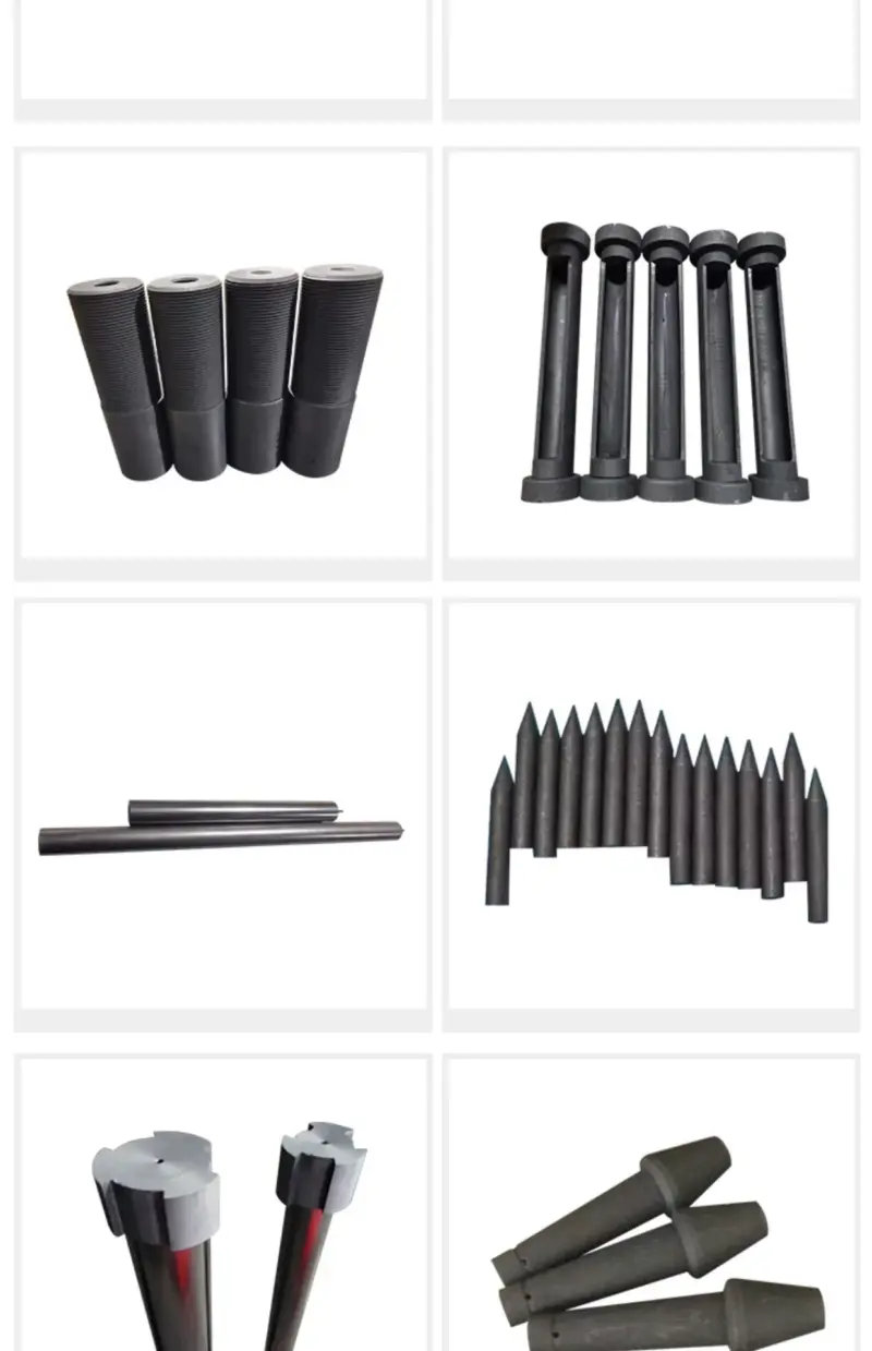 High Temperature High Purity Graphite Crucible for Induction Furnace Melting Gold Silver Copper by IKSONIC CO., LTD. China factory manufacturer supplier