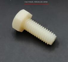 Inch Plastic Hex Bolts Screws Nuts 3/8-16 1/4-20 5/16-18 6-32 by IKSONIC CO., LTD. China factory manufacturer supplier