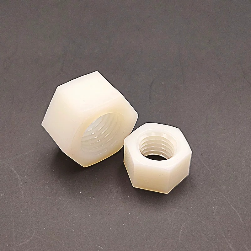 Inch Plastic Hex Nuts Nylon 4-40 6-32 1/4-20 3/8-16 5/16-18 by IKSONIC CO., LTD. China factory manufacturer supplier
