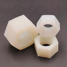 Inch Plastic Hex Nuts Nylon 4-40 6-32 1/4-20 3/8-16 5/16-18 by IKSONIC CO., LTD. China factory manufacturer supplier
