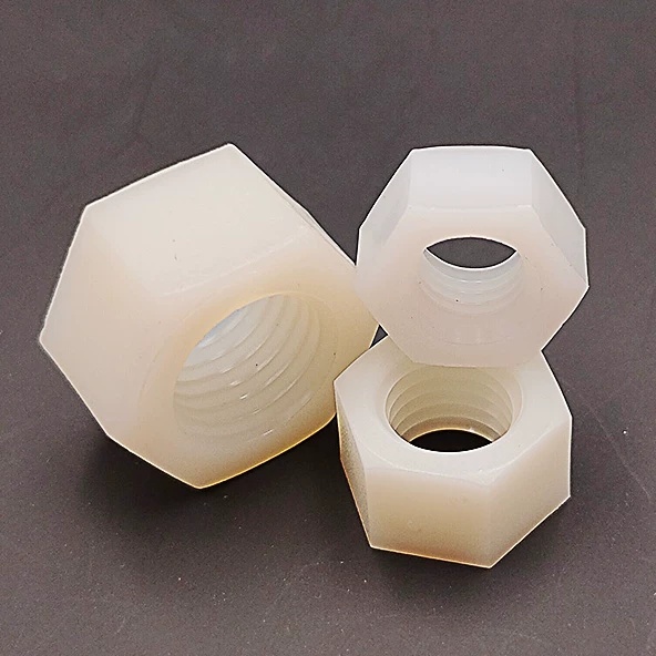Inch Plastic Hex Nuts Nylon 4-40 6-32 1/4-20 3/8-16 5/16-18 by IKSONIC CO., LTD. China factory manufacturer supplier