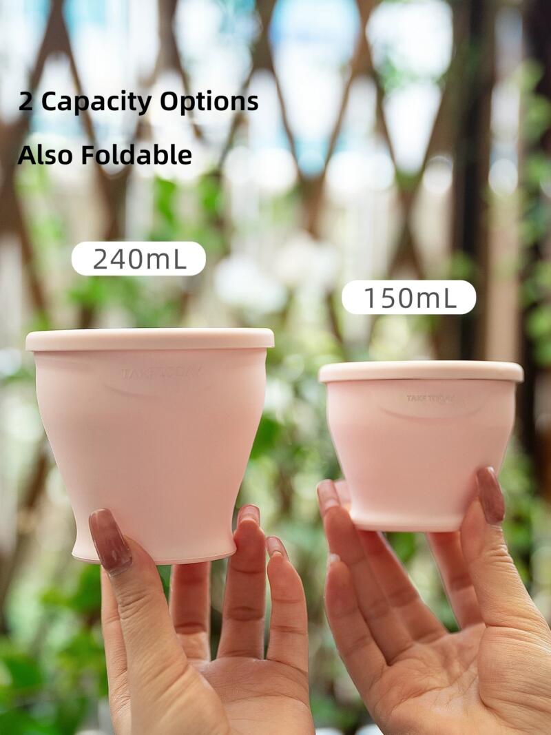 Large Collapsible Silicone Cup for Outdoor Camping Travel by IKSONIC CO., LTD. China factory manufacturer supplier