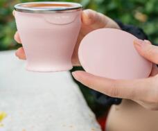 Large Collapsible Silicone Cup for Outdoor Camping Travel by IKSONIC CO., LTD. China factory manufacturer supplier