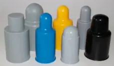 M14 M16 M18 M20 M22 M70 Internal Ribbed Double Nut Anchor Bolt Protective Cover Plastic Screw Cap by IKSONIC CO., LTD. China factory manufacturer supplier