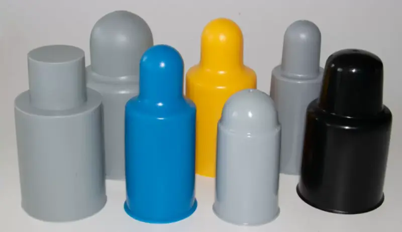 M14 M16 M18 M20 M22 M70 Internal Ribbed Double Nut Anchor Bolt Protective Cover Plastic Screw Cap by IKSONIC CO., LTD. China factory manufacturer supplier