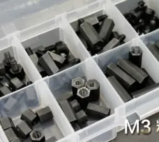 M3 Hex Nylon Standoff Female-Female PCB Pillar Screw Spacer Kit 120pcs Black White by IKSONIC CO., LTD. China factory manufacturer supplier