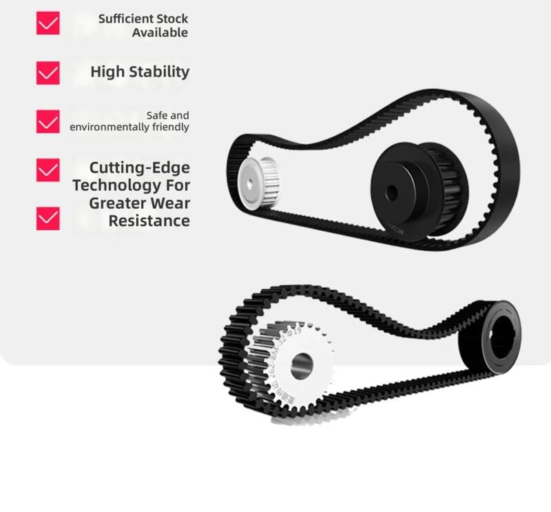 Mcgrady 5M 8M Gates Rubber Polyurethane Double-Sided High Conveyor Timing Belt Open End by IKSONIC CO., LTD. China factory manufacturer supplier