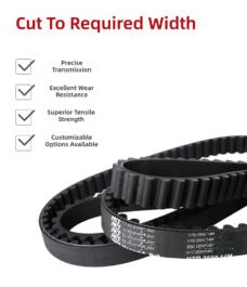 Mcgrady 5M 8M Gates Rubber Polyurethane Double-Sided High Conveyor Timing Belt Open End by IKSONIC CO., LTD. China factory manufacturer supplier