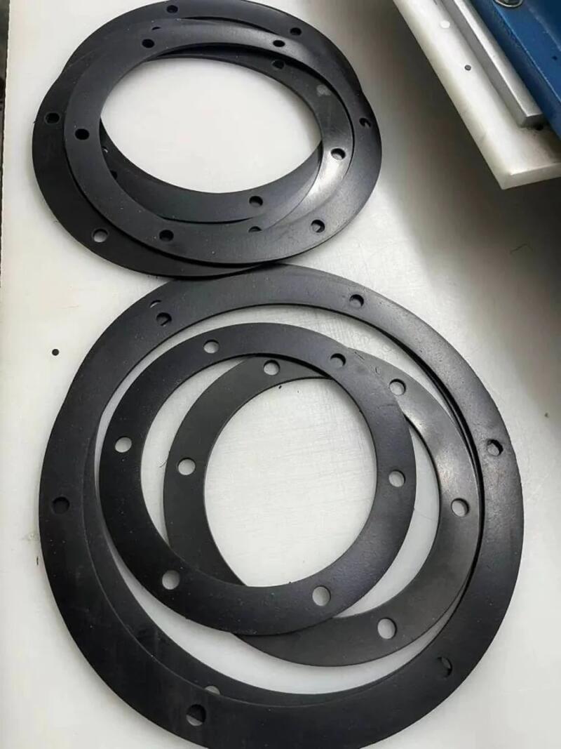 NBR Rubber Gasket Round Flange Gasket Manhole Cover Seal EPDM Silicone Gasket by IKSONIC CO., LTD. China factory manufacturer supplier