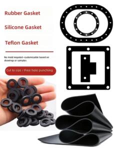 NBR Rubber Gasket Round Flange Gasket Manhole Cover Seal EPDM Silicone Gasket by IKSONIC CO., LTD. China factory manufacturer supplier