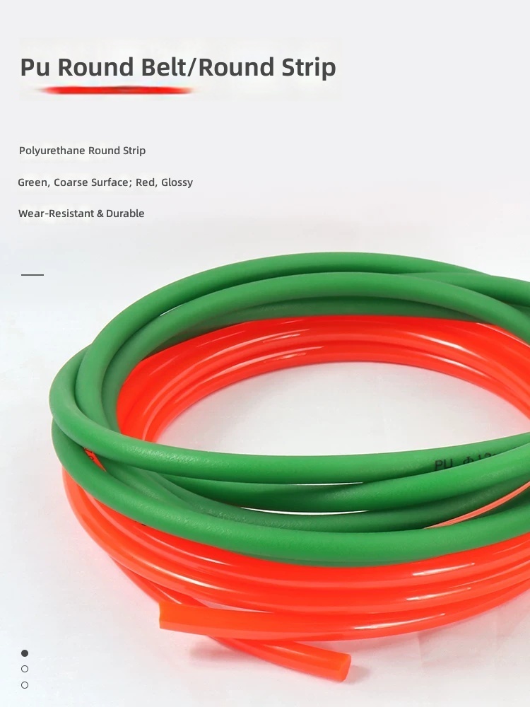 Polyurethane Belt PU Round Belt Transmission Belt Green 2-12mm by IKSONIC CO., LTD. Polyurethane Belt PU Round Belt Transmission Belt Green 2-12mm by IKSONIC CO., LTD. China factory manufacturer supplier