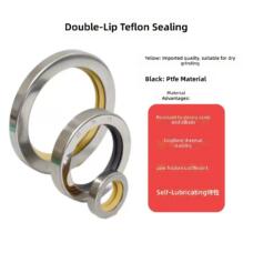 PTFE Rotary Shaft Oil Seal for Air Compressor, Stainless Steel Double Lip Seal, Vacuum Pump Oil Seal by IKSONIC CO., LTD. China factory manufacturer supplier