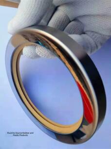 PTFE Stainless Steel Oil Seal 80x115x10x12x15 for Air Compressor - Double Lip/Single Lip by IKSONIC CO., LTD. China factory manufacturer supplier