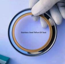 PTFE Stainless Steel Oil Seal 80x115x10x12x15 for Air Compressor - Double Lip/Single Lip by IKSONIC CO., LTD. China factory manufacturer supplier