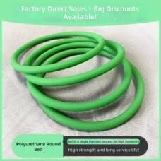 PU Round Belt Polyurethane O Ring Drive Belt Seamless Endless Conveyor Belt Green by IKSONIC CO., LTD. China factory manufacturer supplier