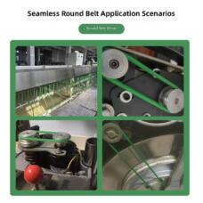 PU Round Belt Polyurethane Round Belt O Ring Type Anti-Slip Conveyor Belt by IKSONIC CO., LTD. China factory manufacturer supplier
