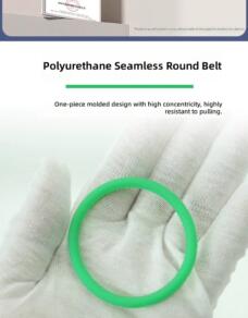 PU Round Belt Polyurethane Round Belt O Ring Type Anti-Slip Conveyor Belt by IKSONIC CO., LTD. China factory manufacturer supplier