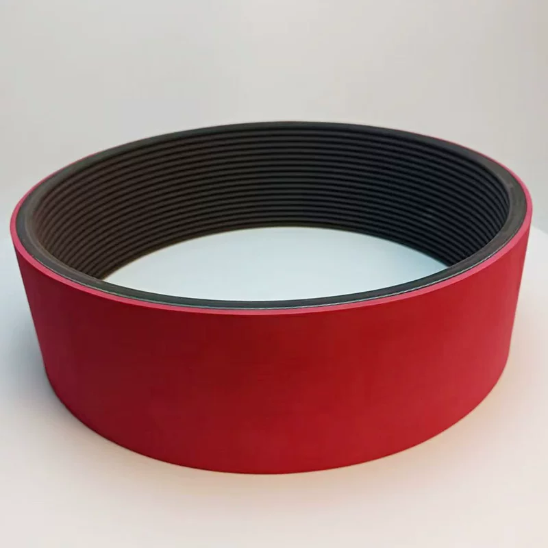 Red Rubber Multi-Ribbed Belt PJ PK PL High Precision Motor Drive Belt by IKSONIC CO., LTD. Red Rubber Multi-Ribbed Belt PJ PK PL High Precision Motor Drive Belt by IKSONIC CO., LTD. China factory manufacturer supplier