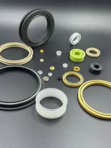 Shaft RVA Spring Energized Seal PTFE Carbon Fiber FKV High Temp Corrosion Resistant by IKSONIC CO., LTD. China factory manufacturer supplier