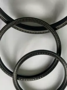 Shaft RVA Spring Energized Seal PTFE Carbon Fiber FKV High Temp Corrosion Resistant by IKSONIC CO., LTD. China factory manufacturer supplier
