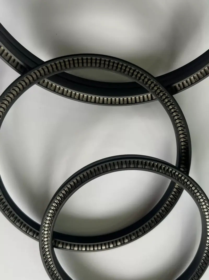 Shaft RVA Spring Energized Seal PTFE Carbon Fiber FKV High Temp Corrosion Resistant by IKSONIC CO., LTD. China factory manufacturer supplier