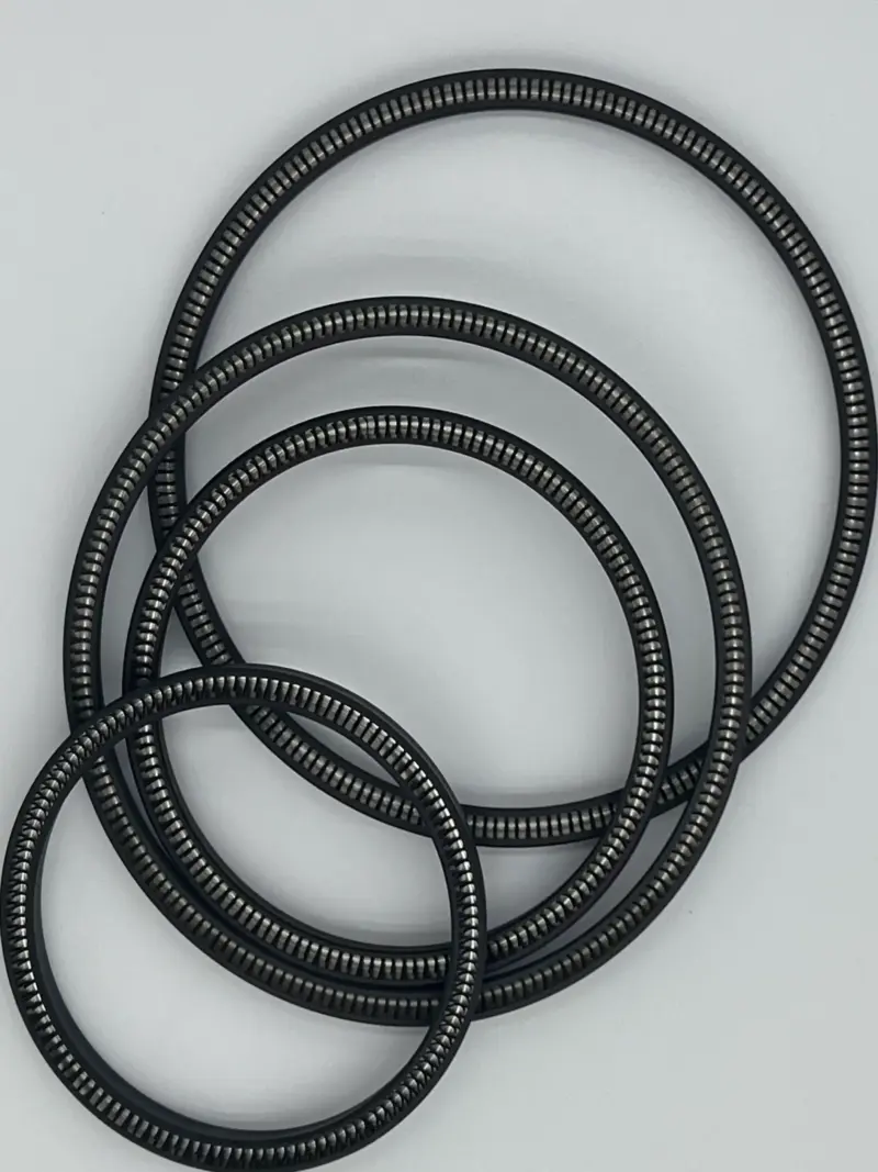 Shaft RVA Spring Energized Seal PTFE Carbon Fiber FKV High Temp Corrosion Resistant by IKSONIC CO., LTD. Shaft RVA Spring Energized Seal PTFE Carbon Fiber FKV High Temp Corrosion Resistant by IKSONIC CO., LTD. China factory manufacturer supplier