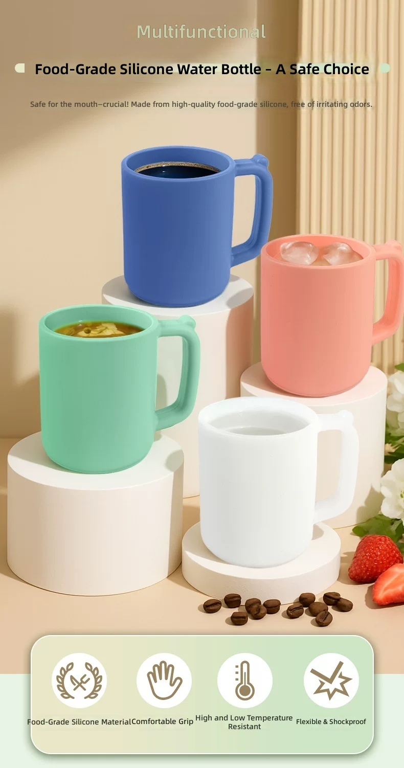 Silicone Cup for Travel, Kids, Adults, Toothbrush Rinsing, Anti-Drop Durable Silicone Water Cup by IKSONIC CO., LTD. China factory manufacturer supplier