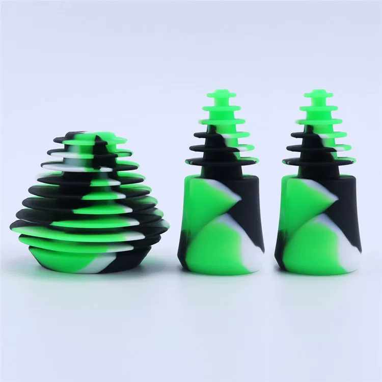 Silicone Wine Bottle Stopper & Pourer - Food Grade Seal Cap for Soda Bottles, Glass Jars by IKSONIC CO., LTD. China factory manufacturer supplier