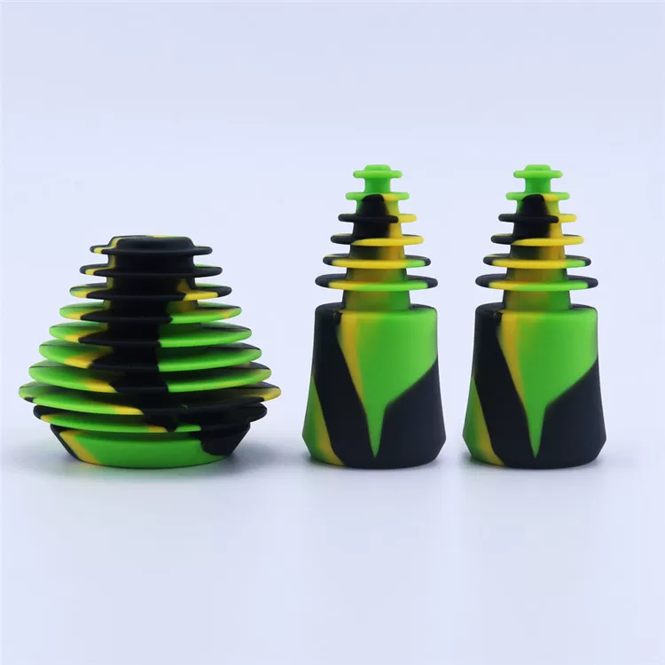 Silicone Wine Bottle Stopper & Pourer - Food Grade Seal Cap for Soda Bottles, Glass Jars by IKSONIC CO., LTD. China factory manufacturer supplier