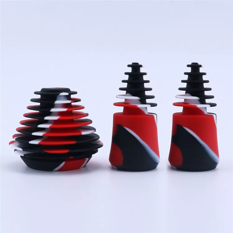 Silicone Wine Bottle Stopper & Pourer - Food Grade Seal Cap for Soda Bottles, Glass Jars by IKSONIC CO., LTD. China factory manufacturer supplier