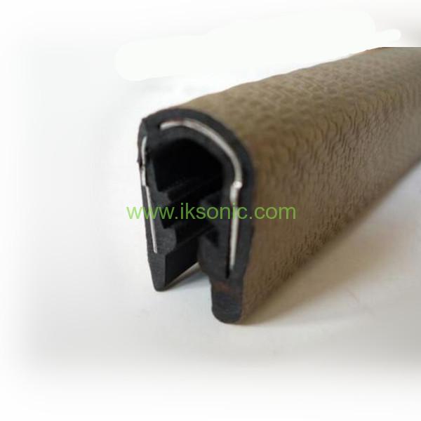 U Channel Lock Car Door Window Trim Rubber Seal Strip Metal Edge Protection by IKSONIC CO., LTD. China factory manufacturer supplier