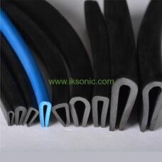 U Channel Lock Car Door Window Trim Rubber Seal Strip Metal Edge Protection by IKSONIC CO., LTD. China factory manufacturer supplier