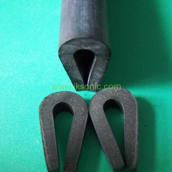 U Channel Lock Car Door Window Trim Rubber Seal Strip Metal Edge Protection by IKSONIC CO., LTD. China factory manufacturer supplier