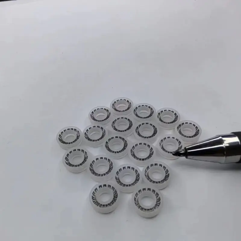 Wear & Corrosion Resistant Carbon Fiber PTFE Dispensing Valve Seal for Glue Filling Machine by IKSONIC CO., LTD. China factory manufacturer supplier