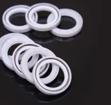 White Silicone Oil Seal 16*26*30*35*75*42*47*120*140/7/8/10/12/15 by IKSONIC CO., LTD. China factory manufacturer supplier