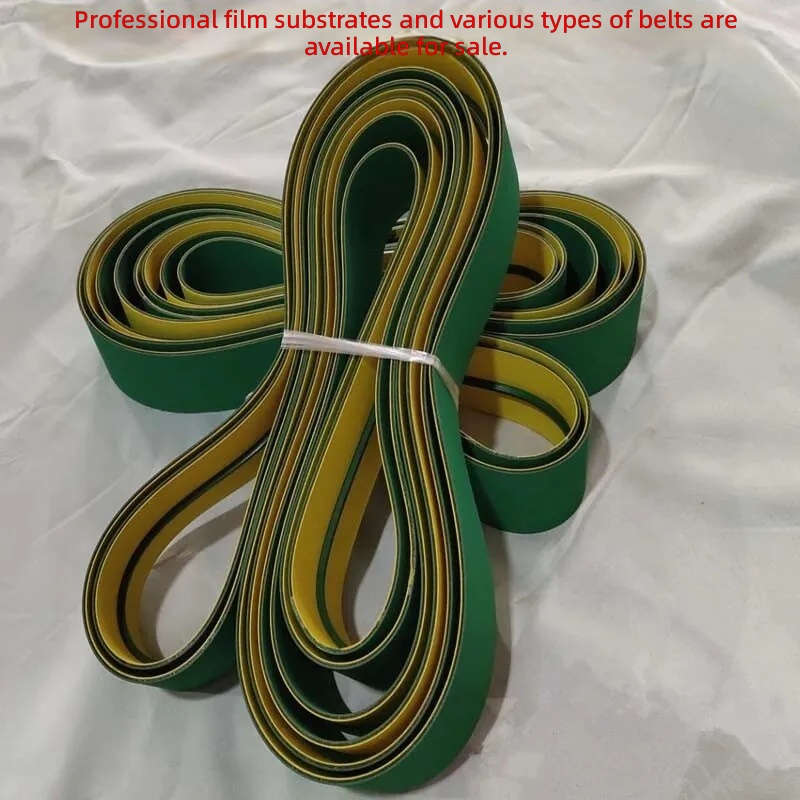 Yellow Green Flat Belt Nylon Conveyor Belt Timing Belt High Speed Transmission Belt for Folding Box Gluer by IKSONIC CO., LTD. Yellow Green Flat Belt Nylon Conveyor Belt Timing Belt High Speed Transmission Belt for Folding Box Gluer by IKSONIC CO., LTD. China factory manufacturer supplier