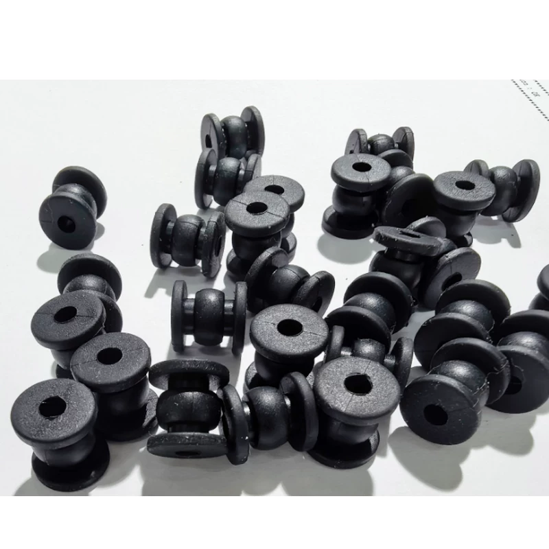 iksonic-black-gimbal-vibration-dampers-china-supplier Black gimbal vibration dampers in a group, supplied by IKSONIC in China.