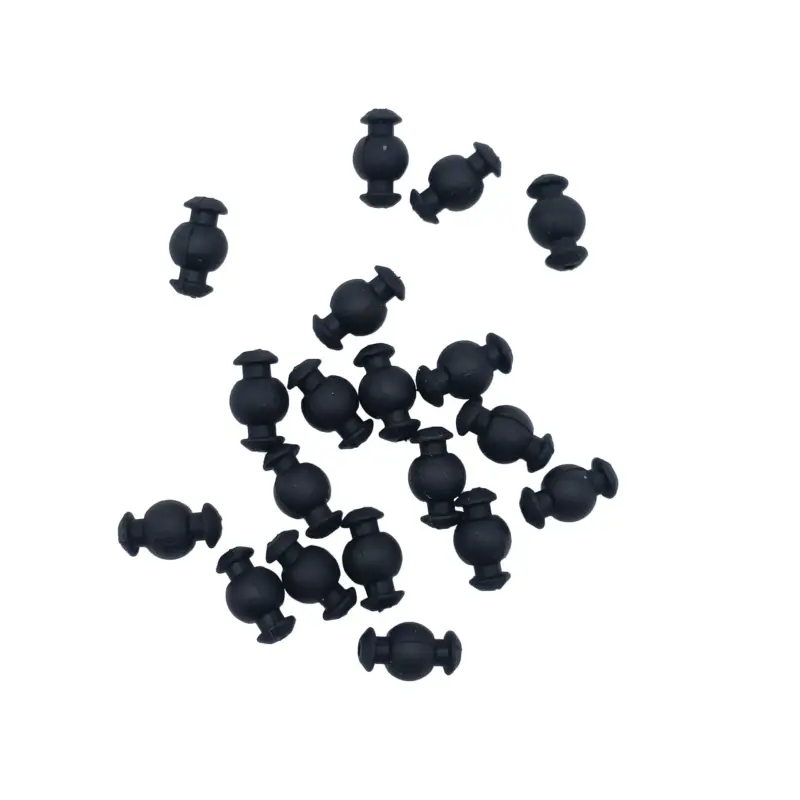 Black silicone damping balls in mixed orientations for IKSONIC wholesale supply