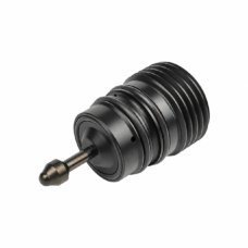 Black grooved cylindrical valve assembly with a projecting metal stem; supplied by IKSONIC in China.