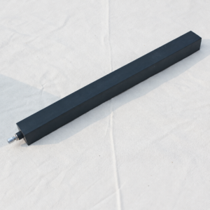 Straight dark IKSONIC inflatable seal bar with an end air connector.