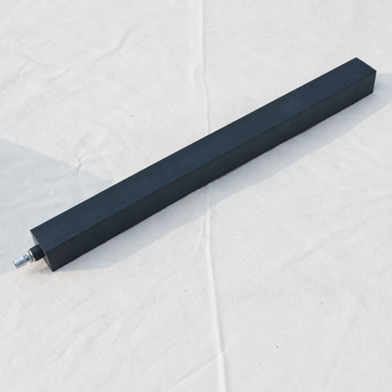 Straight dark IKSONIC inflatable seal bar with an end air connector.