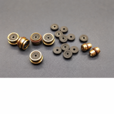 IKSONIC supplier photo of hot-melt seal components with an angled housing showing its central bore and side groove.