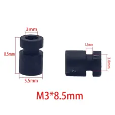 Source dimension diagram for black M3*8.5mm damping part, supplied by IKSONIC
