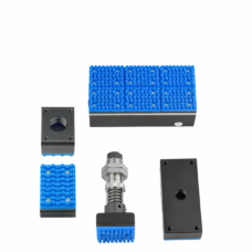Composite illustration of IKSONIC PCB vacuum gripper nozzle arrays and mounting configurations.