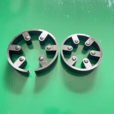 QF190 and QF150 marked replacement coupling elements shown together, supplied by IKSONIC China.