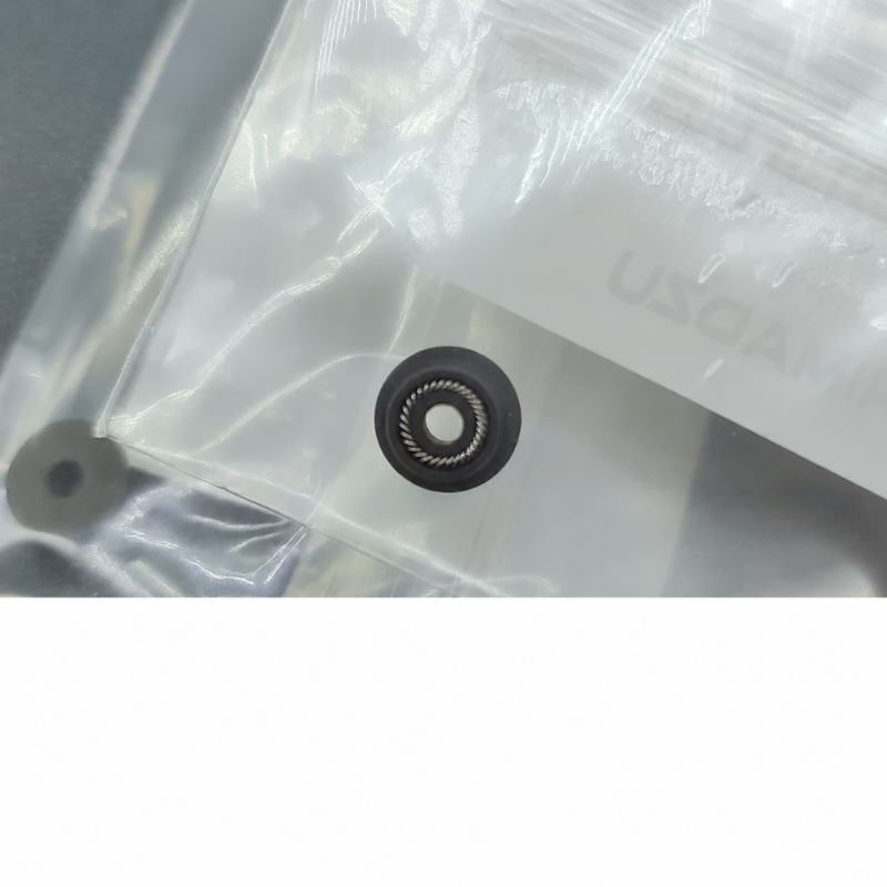 IKSONIC supplier photo of a 228-35145 LC plunger rod seal with visible metallic spring detail and a second seal in the background